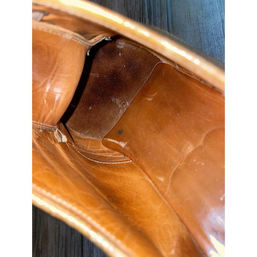 Polo Ralph Lauren Asher Captoe Oxfords Dress Shoes Brown 10 - Picture 7 of 8
